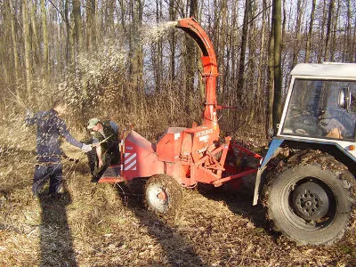 Drcení a štěpkování větví